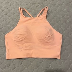 Lululemon Like a Cloud Longline Bra in Dew Pink B/C Cup